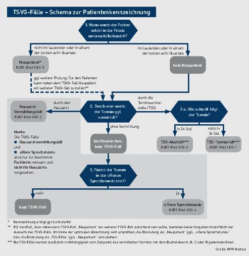 AAA_TSVG-Fälle_Schema zur Patientenkennzeichnung.eps (© IWW Institut) AAA_TSVG-Fälle_Schema zur Patientenkennzeichnung.eps (© IWW Institut)